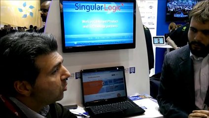 O Ανδρέας Συμεωνίδης της Singular Logic στο MWC 2014 | ICTplus.gr