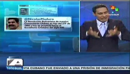Conmemora Nicolás Maduro 25 aniversario del "Caracazo"