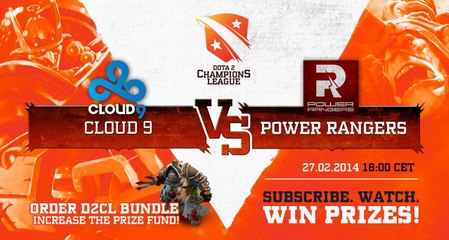 Cloud9 vs Power Rangers Game 2 - DOTA 2 Champions League - Capitalist & Ayesee