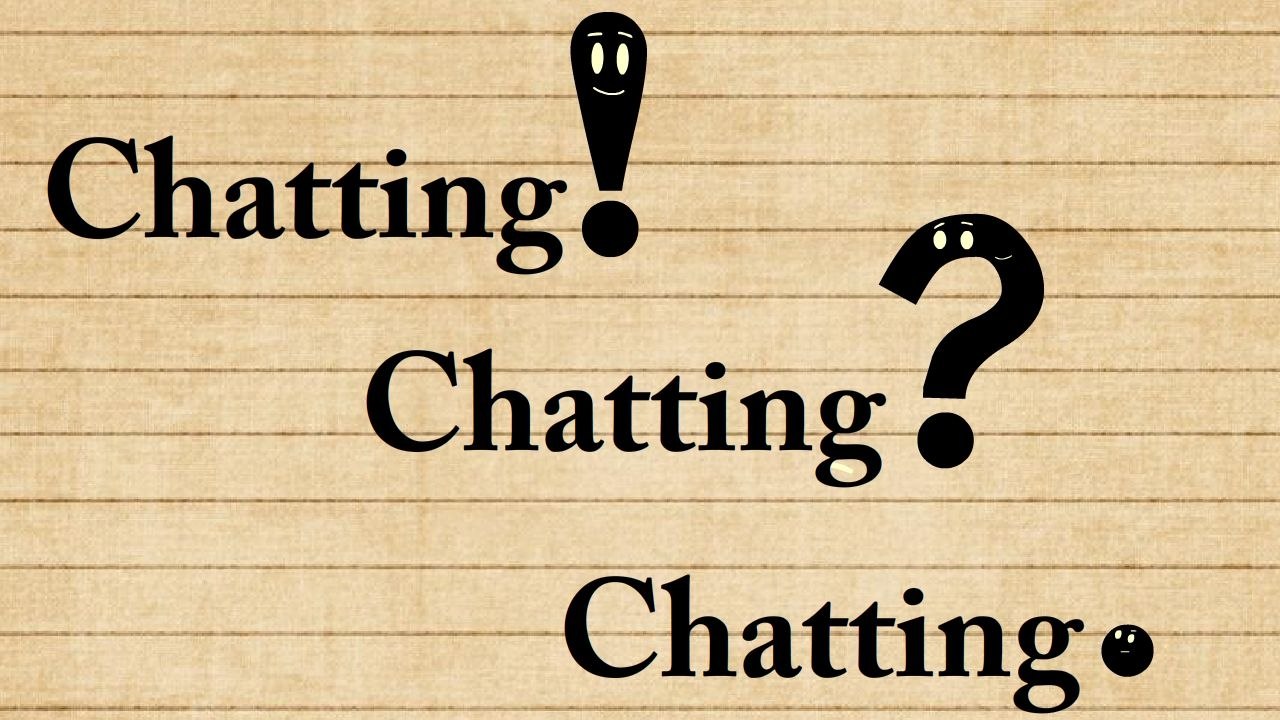 Chatting! Chatting? Chatting. Kids Cartoon