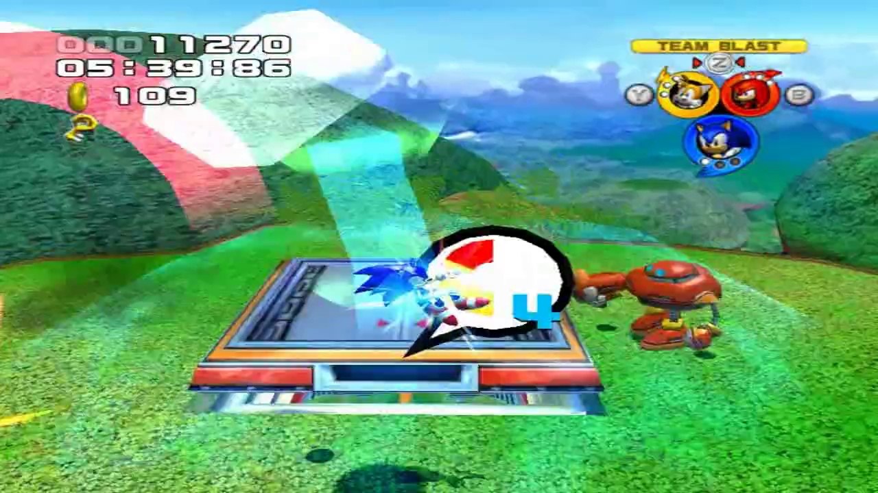 Sonic Heroes - Team Sonic - Étape 09 : Frog Forest