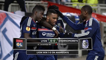 16e - Lyon continue son parcours européen