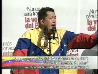 (Vídeo) 2011: Chavez en Conmemoración del 27 de Febrero de 1989 Día de la Rebelión Popular (3/4)