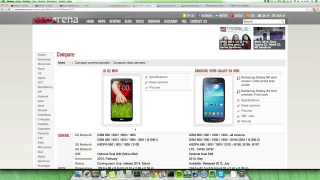 LG G2 Mini vs. Samsung Galaxy S4 Mini - Specs Comparison Review!