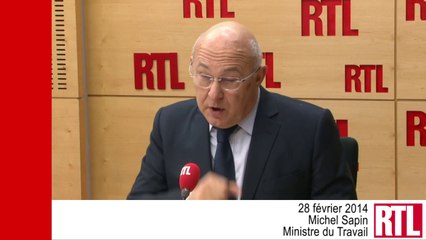 VIDÉO - Michel Sapin et l'inversion de la courbe du chômage