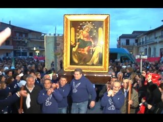 Casal di Principe (CE) - In migliaia accolgono la Madonna di Pompei -2- (27.02.14)