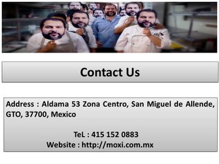 Moxi Restaurant Bares san miguel de allende