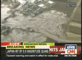 Tsunami hits Japan after magnitude 8.9 quake(Mar-11-2011)