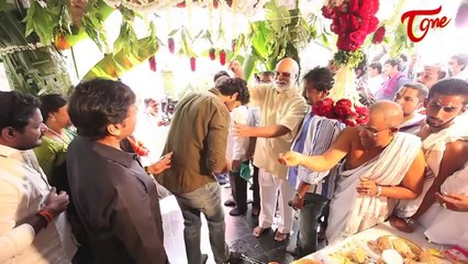 Chiranjeevi & Pawan Kalyan at Nagababu's Son Varun Tej Movie Launch