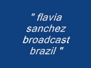 flavia sanchez broadcast brazil on Onion Sports Network