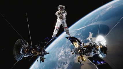 Van Damme fait un Split dans l'espace - Parodie de la pub Volvo Truck!