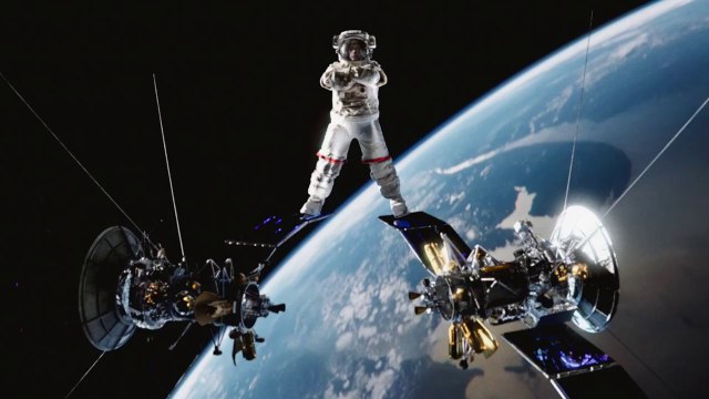 Van Damme fait un Split dans l'espace - Parodie de la pub Volvo Truck!