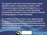 Overview for Creating an Online Petition at Petitionduweb.com