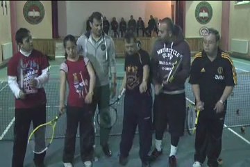 Down sendromlu gençlerin tenis tutkusu