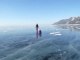 Le lac Baïkal en hiver, Russie