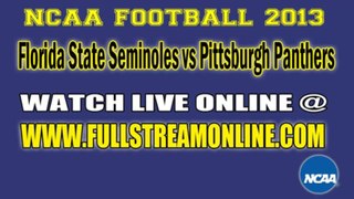 Watch Florida State vs Pittsburgh Live NCAA Football Game Online