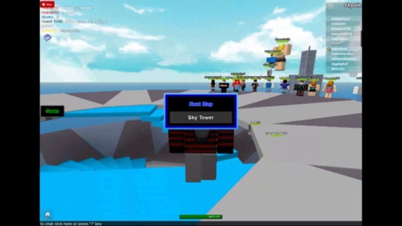 Survie sur roblox.