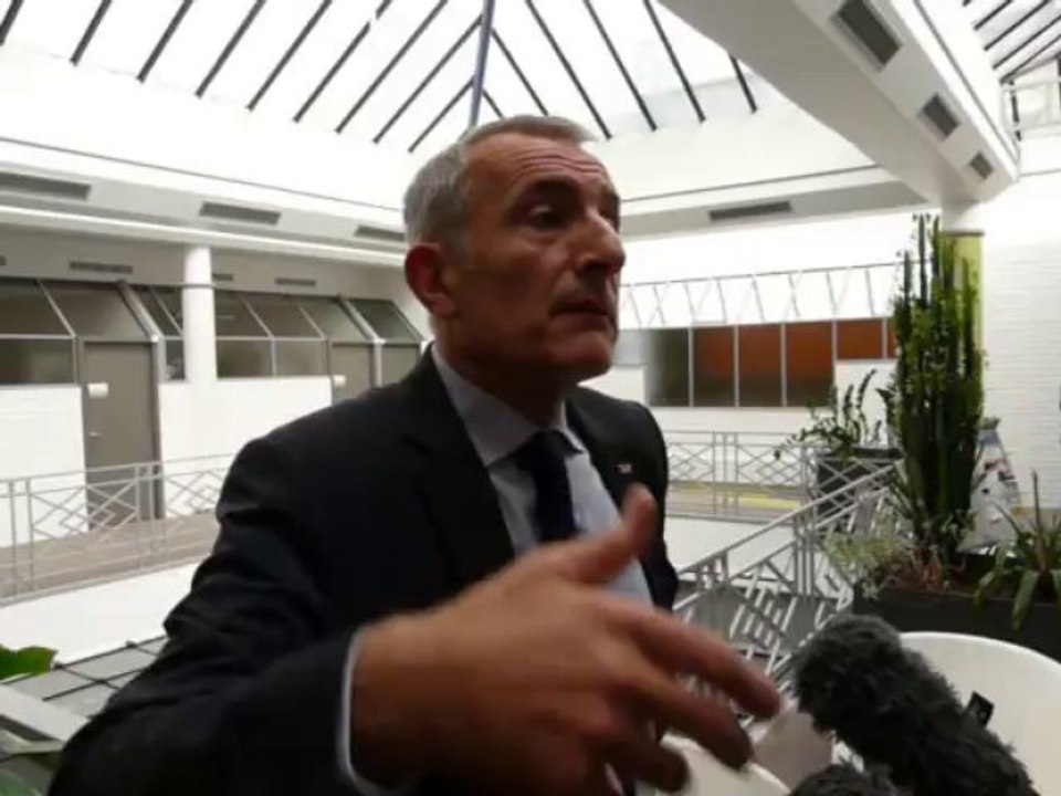 Guillaume Pepy en visite à Quimper (vendredi 30 août 2013)