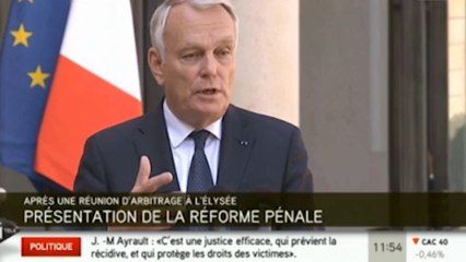 Réforme pénale : Ayrault promet "cohérence" et "fermeté"