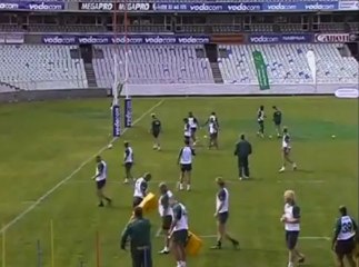 Treinando a  defesa ( Africa do Sul )