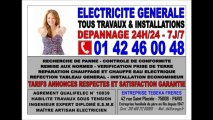 Electricien Paris 18 eme -- 0142460048