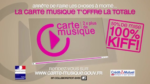 Spot carte musique electro