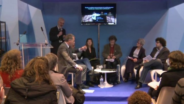 Salon du livre 2012-Quels modèles économiques et juridiques pour l'accès aux ressources numériqu