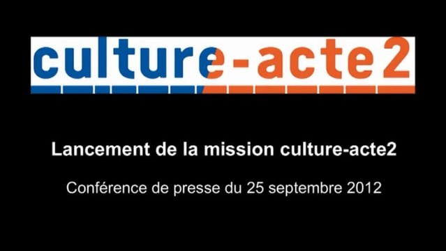 Mission culture-acte2 | présentation de la mission Culture-acte2 [audio]