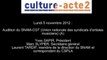 Mission culture-acte2 | audition du SNAM-CGT - Union nationale des syndicats d’artistes musiciens