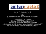 Mission Culture-acte2 | Audition de la CPA (Confédération des Producteurs Audiovisuels) [audio]