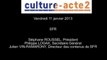 Mission Culture-acte2 | Audition de SFR [audio]