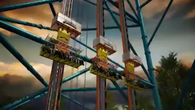 Une chute de 120 mètres pour le plus haut manège du monde