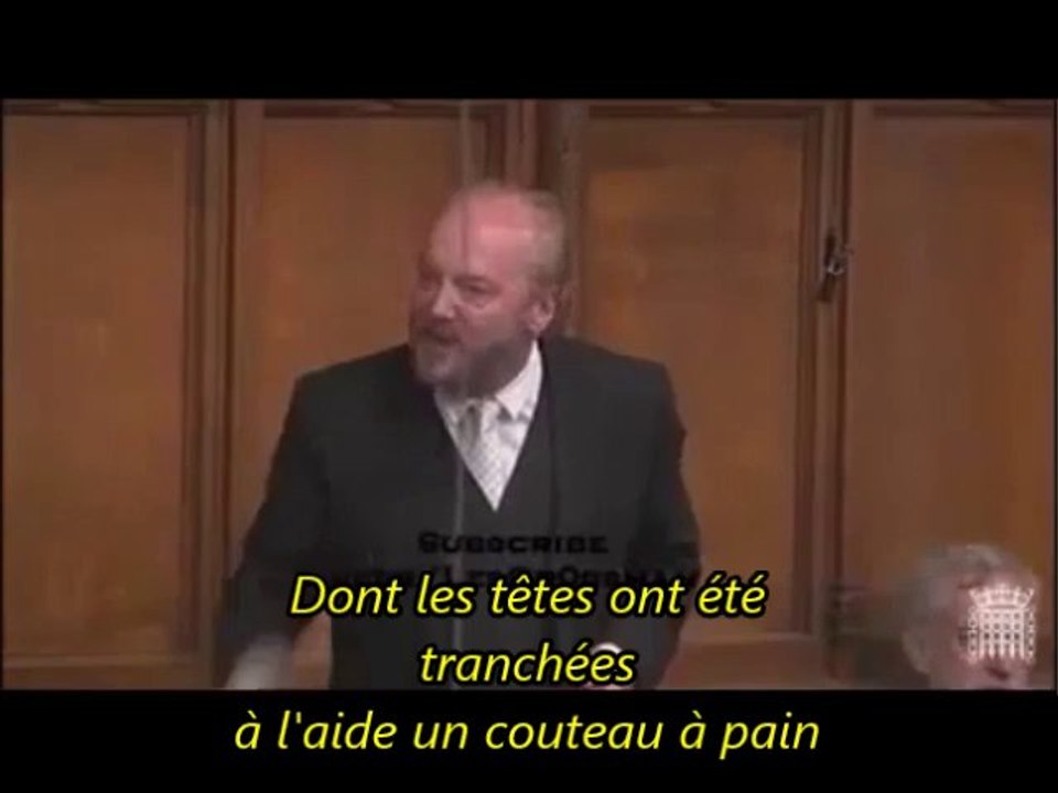 Intervention en Syrie -Discours de George Galloway devant le Parlement britannique