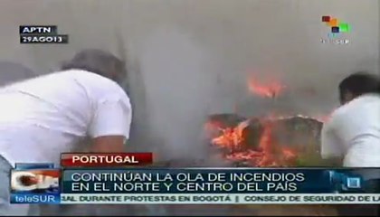 Muere mujer bombero durante incendios en Portugal