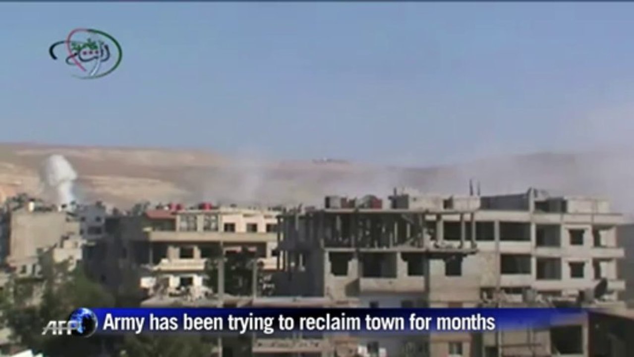 Fierce clashes in alleged gas attack area near Damascus