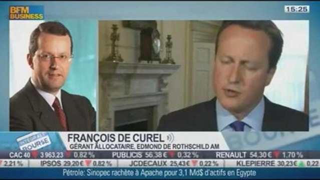 Bilan sur la situation des principales places financieres : François de Curel, dans Intégrale Bourse - 30/08