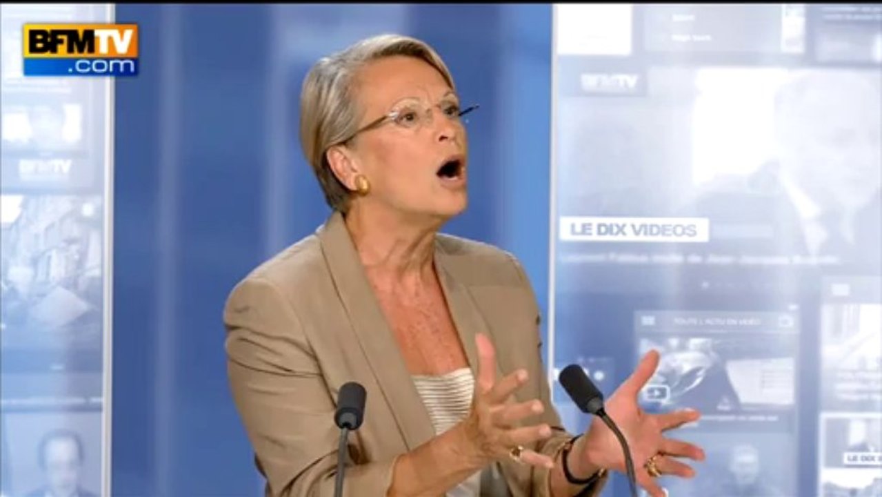 Réforme pénale: pour Alliot-Marie, "l'analyse d'Ayrault est débile" - 30/08