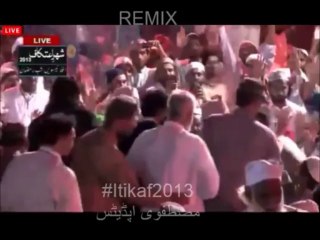 Welcome Tahir ul Qadri Visit Motakifeen 6 August