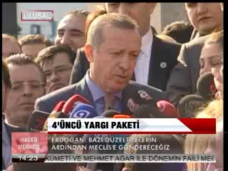 ERDOĞAN'IN 4  YARGI PAKETİ AÇIKLAMALARI