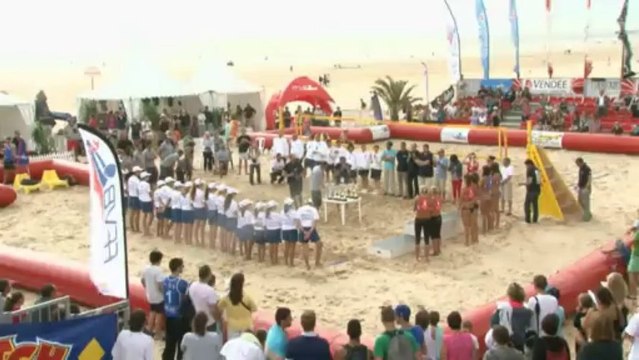 Beach-Volley - Championnats de France 2013. Podium Dames.