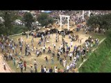 Dangerous stone pelting festival