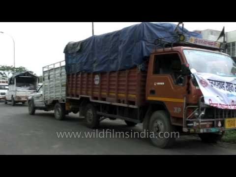 Truck full of relief- Aftermath of Uttarakhand floods