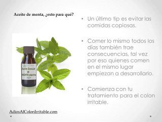 Tratamiento para el colon irritable