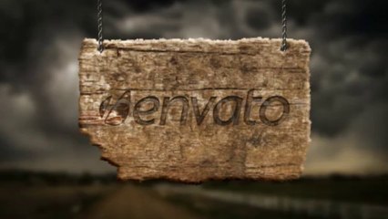 Logo On A Sign-Logo Reveal - After Effects Template