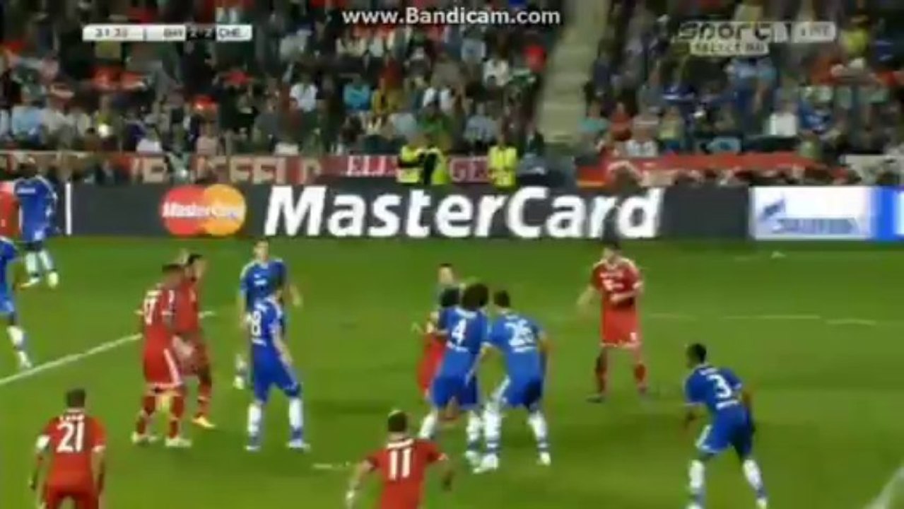 Goal: Javi Martinez (2-2) Bayern Munich vs Chelsea
