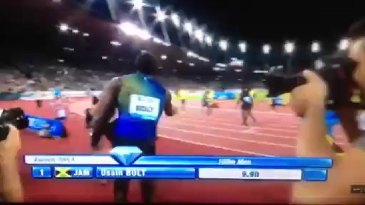 Usain Bolt remporte le 100 m en Diamond League à Zurich