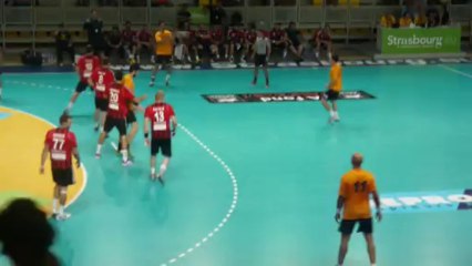 Eurotournoi 2013 / Vardar - Aragon / But Lozano / Handball