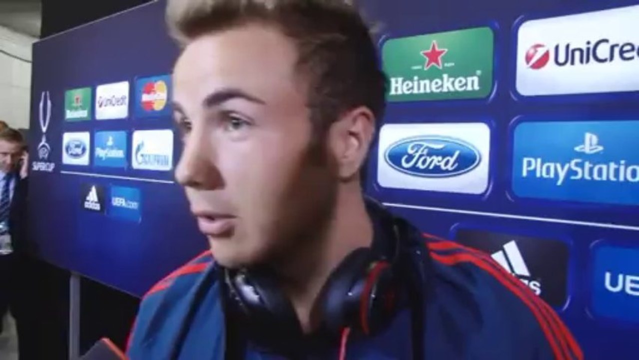 Super Cup: Götze: 'Haben das gut gemacht'