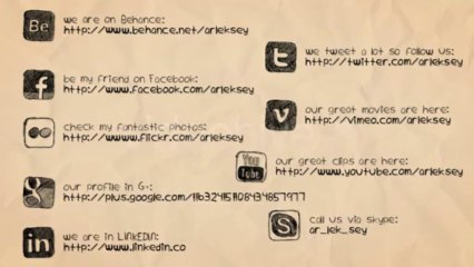 Handwritten Socials (Lower thirds) - After Effects Template
