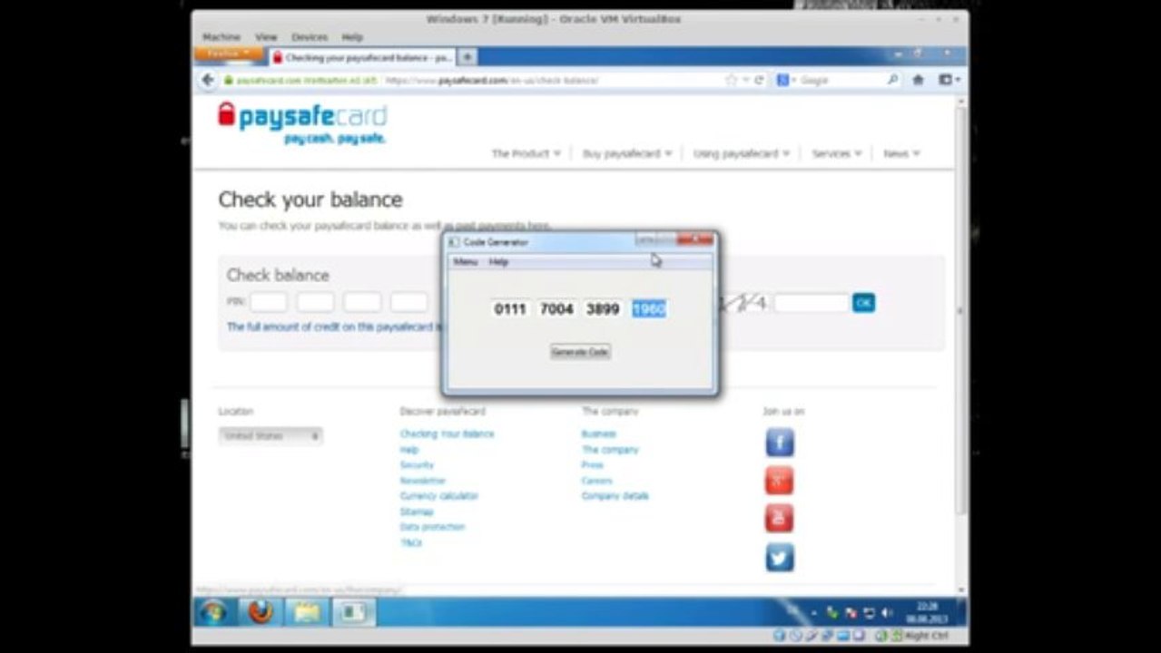 Paysafe Card code generator [2013] download no survey - 100%